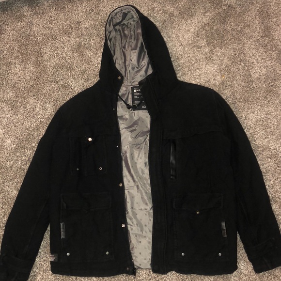 Matix black padded jacket medium - Picture 1 of 6